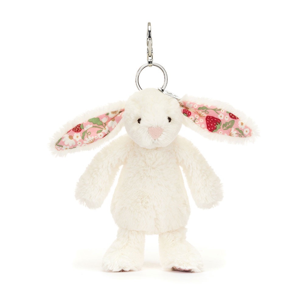 Jellycat Blossom Cream Bunny “Berry” Charm